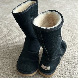 UGG Australia black vintage boots with zipper - 8